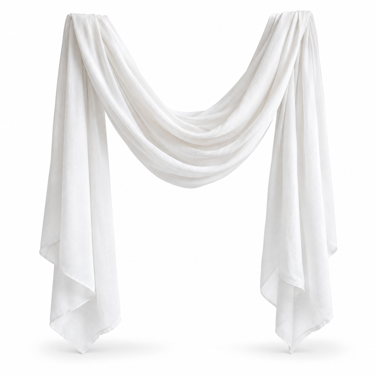 White Draped Cloth