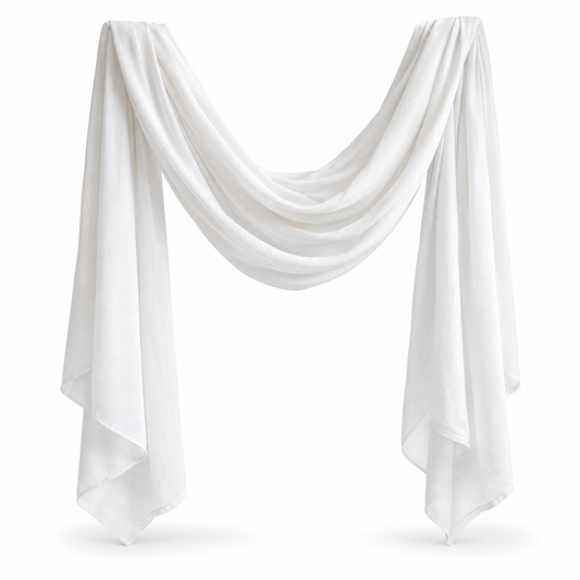 White Draped Cloth